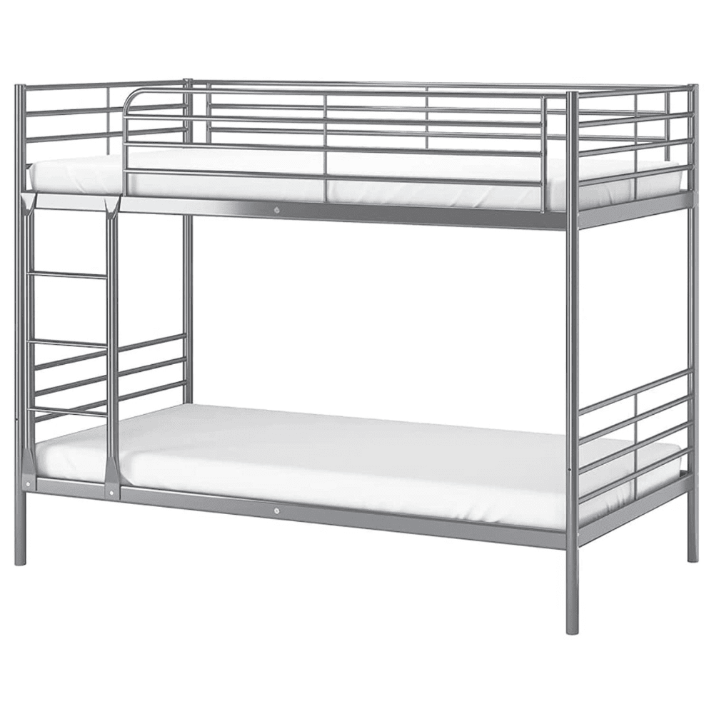 Hesse Bunk Bed With Medicated Mattresses Color (Silver)