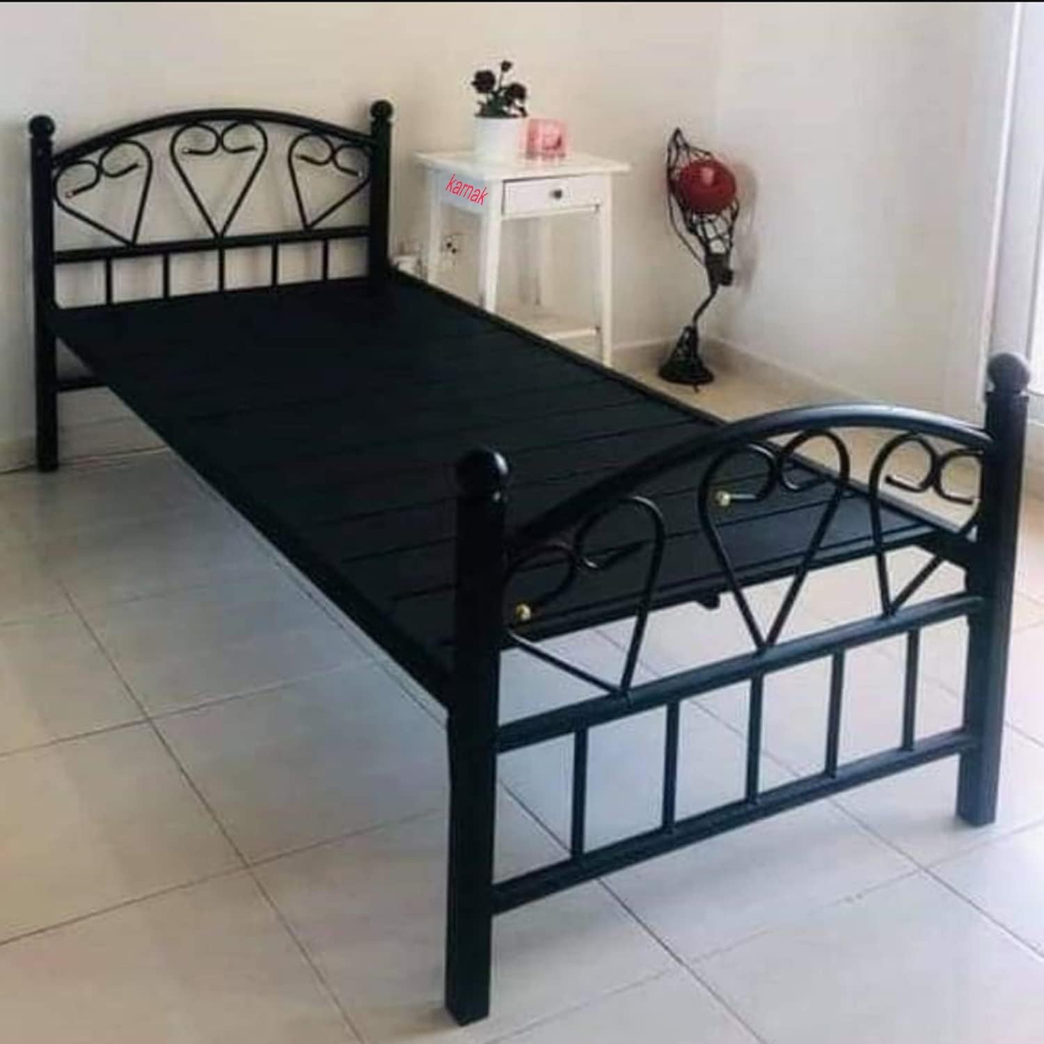 Vanilla Single Bed Color (Black)