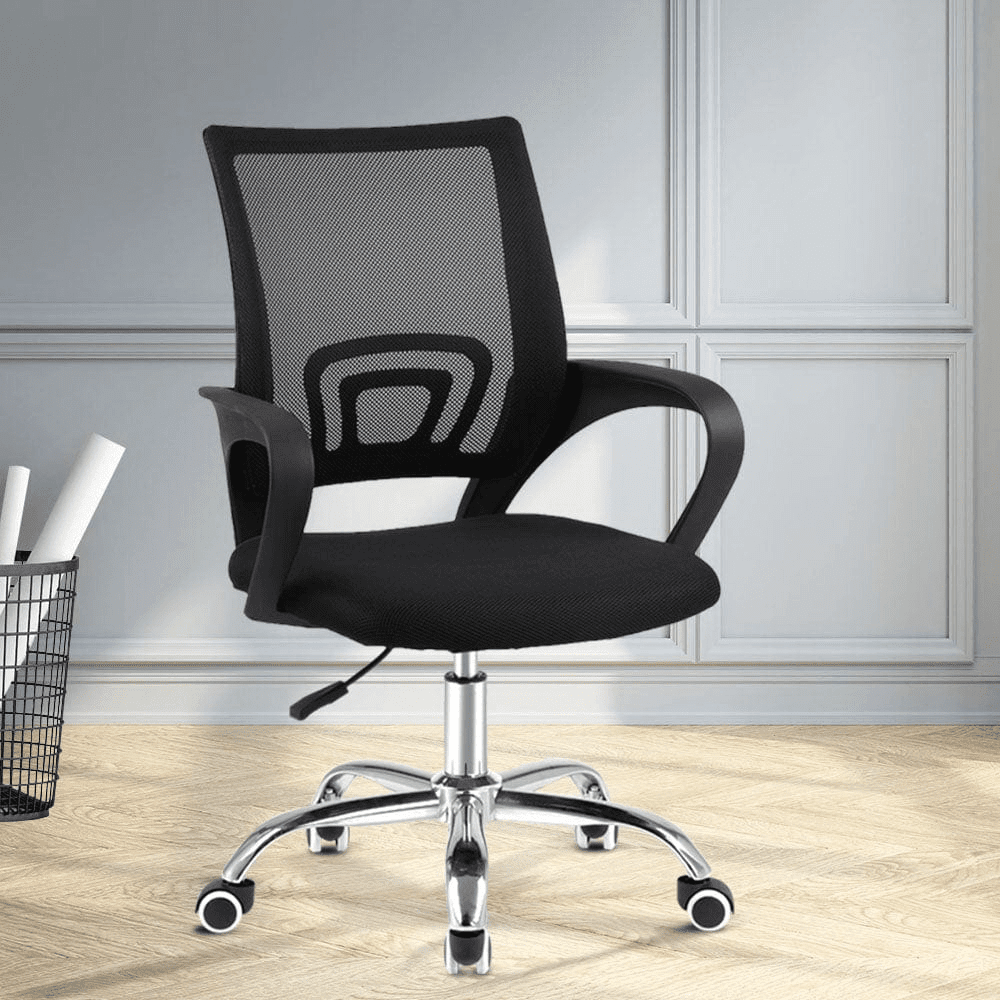 Agata Mesh Chair Swivel Black K-017B