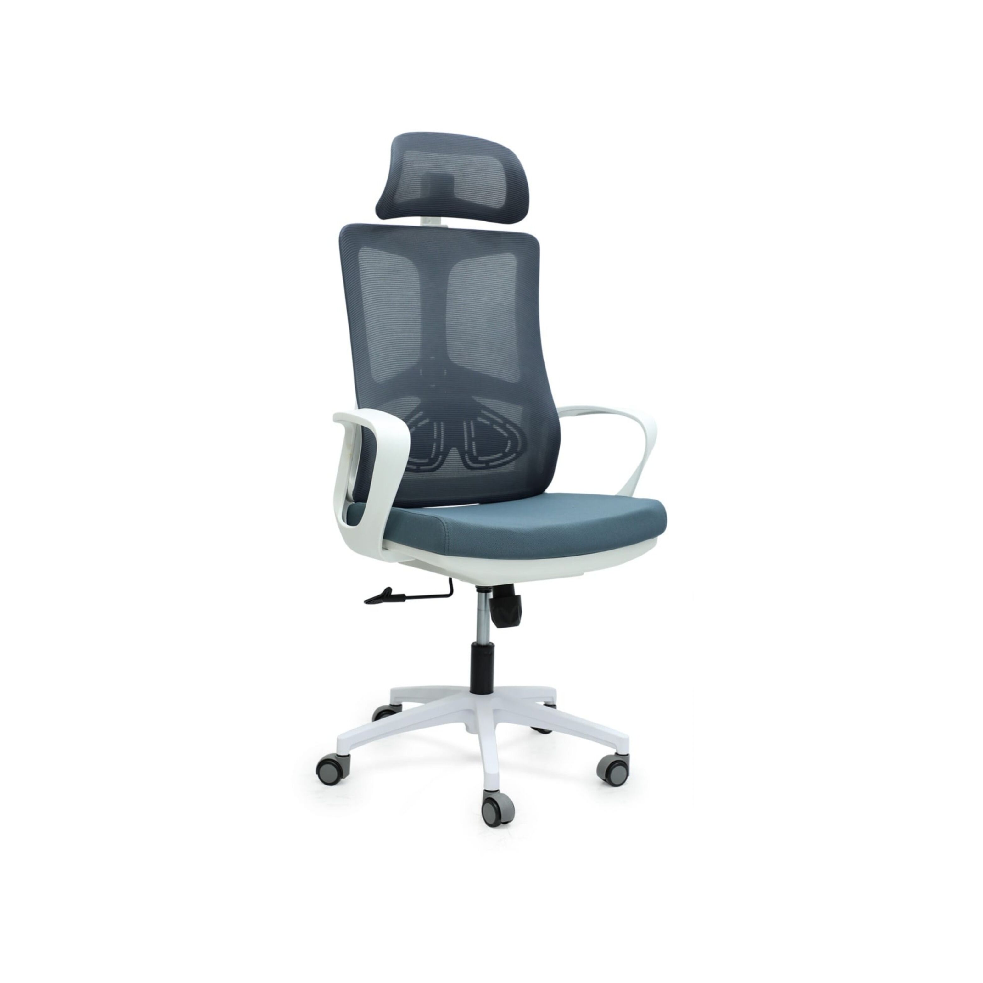 Ergonomic Mesh Office Desk Chair with Headrest,Handrest and Lumbar Support-Grey